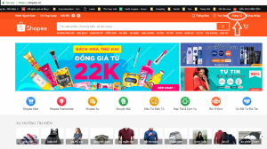 Hướng dẫn mua hàng trên Shopee bước đăng ký tài khoản